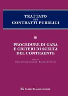 Trattato sui contratti pubblici vol.3 edito da Giuffrè