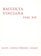 Raccolta Vinciana (1962) vol.19 edito da Giunti Editore
