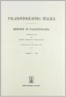 Palaeontographia italica. Raccolta di monografie paleontologiche vol.5 edito da Forni