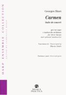 Carmen Suite de concert per tre arpe e tamburello ad libitum di Georges Bizet edito da Musica Practica