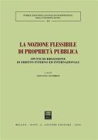 La nozione flessibile di proprietà pubblica. Spunti di riflessione di diritto interno ed internazionale edito da Giuffrè