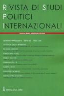 Rivista di studi politici internazionali (2016) vol.1 edito da Studium