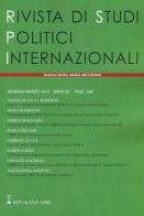 Rivista di studi politici internazionali (2016) vol. 1 edito da Studium