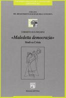 Maledetta democrazia. Studi su Crizia di Umberto Bultrighini edito da Edizioni dell'Orso