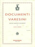 Documenti varesini di Luigi Borri edito da Iuculano