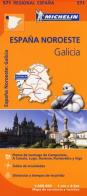 España Noreste. Galicia 1:400.000 edito da Michelin Italiana