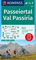Carta escursionistica n. 044. Val Passiria 1:25.000 . Ediz. italiana, tedesca e inglese edito da Kompass