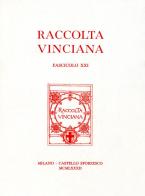 Raccolta Vinciana (1982) vol.21 edito da Giunti Editore
