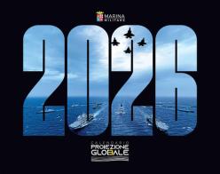 Marina Militare. Proiezione globale. Calendario 2026 da parete edito da Giunti Editore