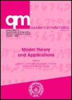 Model theory and applications edito da Aracne