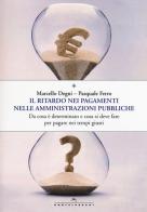 Il ritardo nei pagamenti nelle amministrazioni pubbliche. Da cosa è determinato e cosa si deve fare per pagare nei tempi giusti di Marcello Degni, Pasquale Ferro edito da Castelvecchi