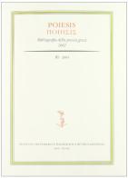 Poiesis. Bibliografia della poesia greca (2002) vol.3 edito da Ist. Editoriali e Poligrafici