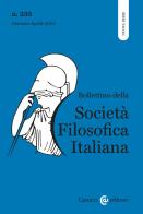 Bollettino della società filosofica italiana. Nuova serie (2022) vol.1 edito da Carocci