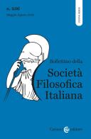 Bollettino della società filosofica italiana. Nuova serie (2022) vol.2 edito da Carocci