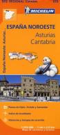España Noreste. Asturias, Cantabria 1:250.000 edito da Michelin Italiana