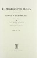 Palaeontographia italica. Raccolta di monografie paleontologiche vol.15 edito da Forni