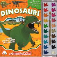 Dinosauri. Gli acquerelli maxi. Con gadget edito da AMZ