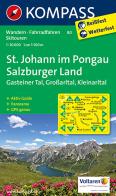 Carta escursionistica n. 80. St. Johann im Pongau, Salzburger Land, Gasteiner Tal, Großarltal, Kleinarltal 1:50.000 edito da Kompass