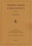 Studi e saggi linguistici (2015) vol.2 di Giovanna Marotta, Francesco Rovai edito da Edizioni ETS