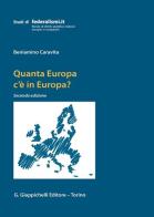Quanta Europa c'è in Europa? di Beniamino Caravita edito da Giappichelli