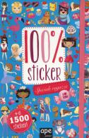 Speciale ragazze. 100% sticker. Con adesivi. Ediz. a colori di Christine Alcouffe, Clémentine Derodit, Maude Guesné edito da Ape Junior
