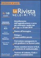 La rivista di Neldiritto (2010) vol.6 edito da Neldiritto.it