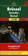 Bruxelles 1:10.000. Pianta della città. Ediz. multilingue edito da Freytag & Berndt
