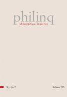 Philinq. Philosophical inquiries (2022) vol.1 edito da Edizioni ETS