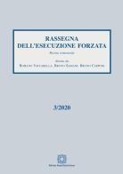 Rassegna dell'esecuzione forzata (2020) vol.3 edito da Edizioni Scientifiche Italiane