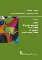 Spiegazioni di diritto processuale civile vol.1 di Claudio Consolo edito da Giappichelli