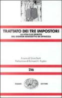 Trattato dei tre impostori. La vita e lo spirito del signor Benedetto De Spinosa edito da Einaudi