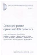 Democrazie protette e protezione della democrazia edito da Giappichelli