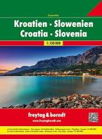 Atlante Croazia-Slovenia 1:150.000 edito da Freytag & Berndt