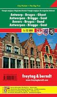 Antwerp Bruges Ghent. Magic Triangle 1:12.500 edito da Freytag & Berndt