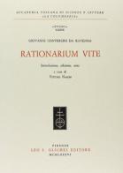 Rationarium vite di Giovanni Conversini edito da Olschki