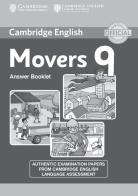 Cambridge English Young Learners 9. Movers 9. Answer Booklet di Esol Cambridge edito da Cambridge University Press