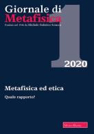 Giornale di metafisica (2020) vol.1 edito da Morcelliana