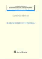 Il bilancio dei trusts in Italia di Gaudenzio Albertinazzi edito da Giuffrè