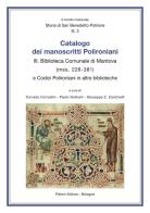 Catalogo dei manoscritti polironiani vol.3 edito da Pàtron