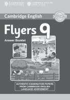 Cambridge English Young Learners 9. Flyers 9. Answer Booklet di Esol Cambridge edito da Cambridge University Press