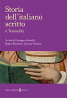 Storia dell'italiano scritto vol.5 edito da Carocci
