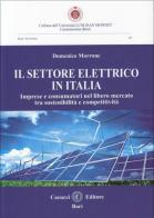 Il settore elettrico in Italia. Imprese e consumatori nel libero mercato tra sostenibilità e competitività di Domenico Morrone edito da Cacucci
