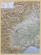 Piemonte 1:350.000 (carta in rilievo senza montatura) di Global Map S.r.l. edito da Global Map