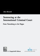 Sentencing at the international criminal court from Nuremberg to the Hague di Alice Riccardi edito da Giappichelli