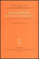Enciclopedia bruniana e campanelliana vol.1 edito da Ist. Editoriali e Poligrafici