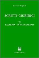 Scritti giuridici vol.6 di Salvatore Pugliatti edito da Giuffrè