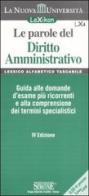 Le parole del diritto amministrativo edito da Edizioni Giuridiche Simone