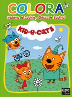 Colora insieme a Cookie, Chica e Budino. Kid-E-Cats. Ediz. a colori edito da Ape Junior