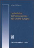 La disciplina dell'immigrazione nell'Unione Europea di Giovanni Cellamare edito da Giappichelli