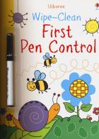 First pen control. Wipe-clean. Ediz. a colori. Con pennarello cancellabile edito da Usborne